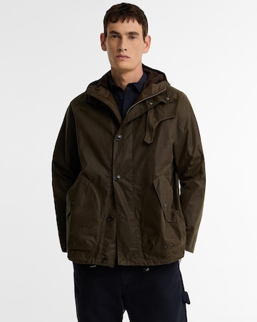 Barbour Re-Engineered Keiss Wax Parka - Beech