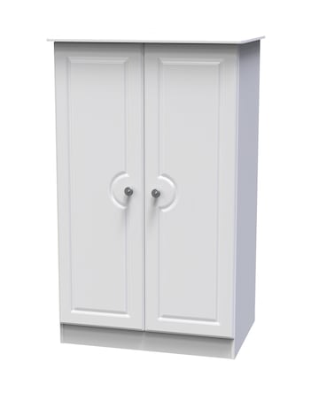 Peregrine Ready Assembled 2 Door Midi Wardrobe - Kids