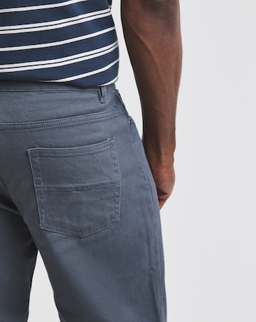 Union Blue Loose Fit Stretch Gabardine Jean