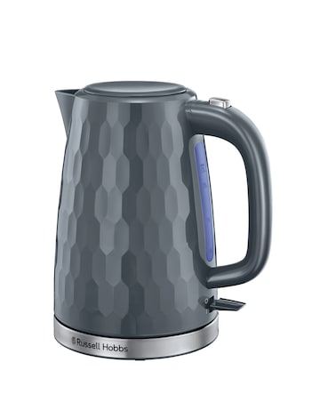 Russell Hobbs 26053 Textured Honeycomb Grey Kettle