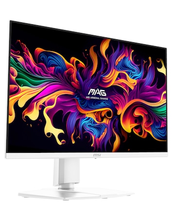 MSI MAG 272QPW QD-OLED 27in WQHD 280Hz OLED FreeSync HDR Gaming Monitor - White