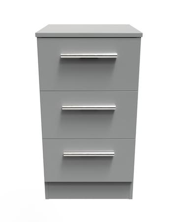 Eider Ready Assembled 3 Drawer Bedside - Kids