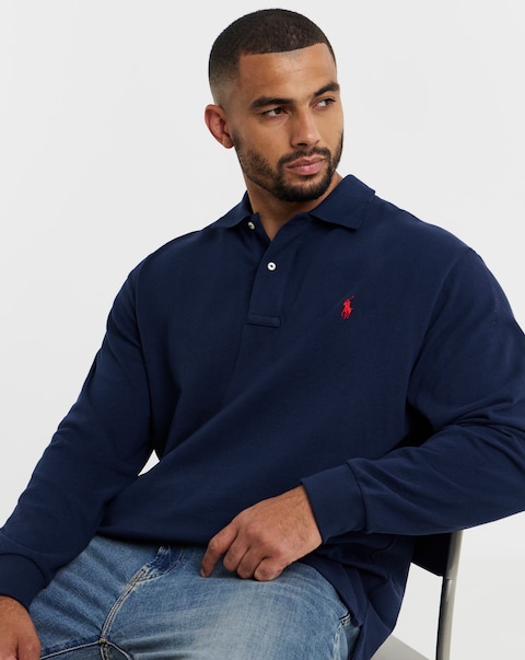 Polo Ralph Lauren Classic Long Sleeve Polo - Navy