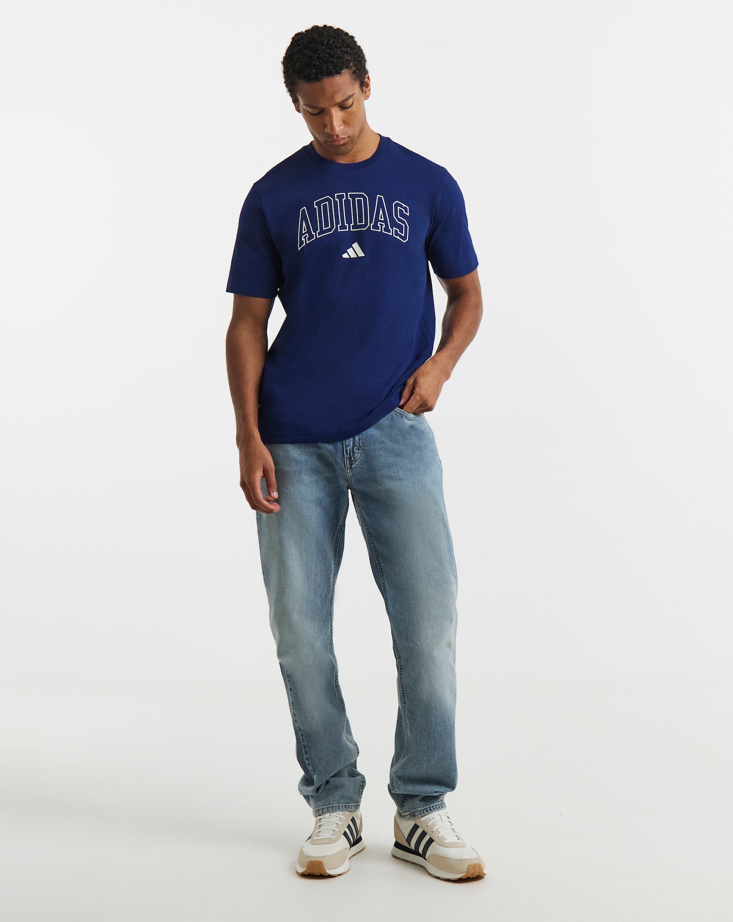 adidas Collegiate Logo T-Shirt | Jacamo