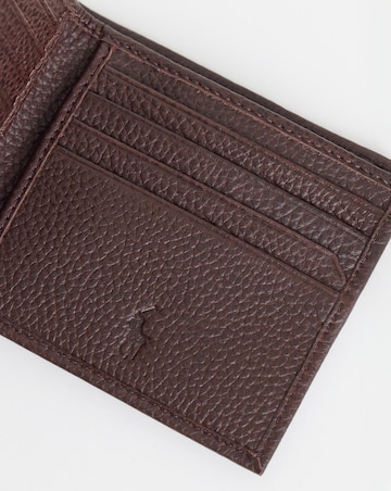 Polo Ralph Lauren Pebble Leather Wallet - Brown
