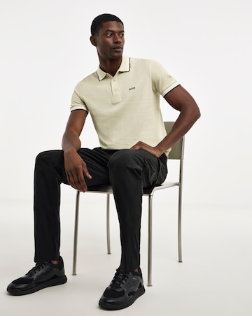 BOSS Short Sleeve Paddy Polo - Light Beige