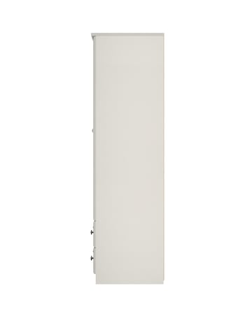 Peregrine Ready Assembled 2 Door 2 Drawer Mirrored Wardrobe - Kids