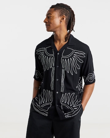 Only & Sons Wright Printed Shirt - Black
