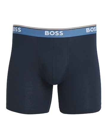 BOSS 3 Pack Long Leg Boxer Breif - Navy