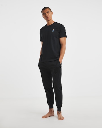 Polo Ralph Lauren Short Sleeve Bear Lounge T-Shirt - Black