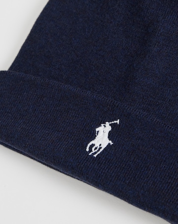 Polo Ralph Lauren Cotton Pima Cotton Beanie - Navy Heather