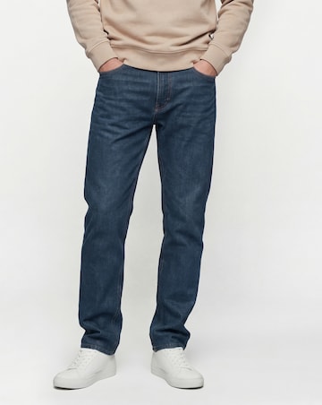 Union Straight Fit Stretch Jeans Darkwash
