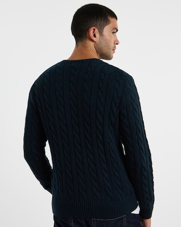 Polo Ralph Lauren Cable Knit Jumper - Navy