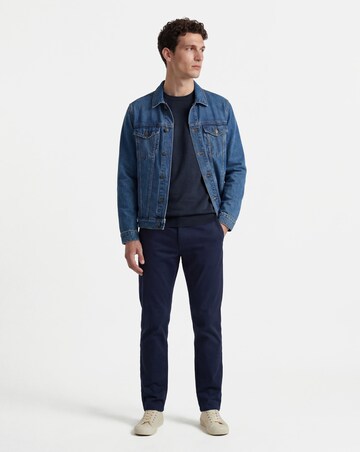 Cotton Knitted Crew Neck Jumper Long