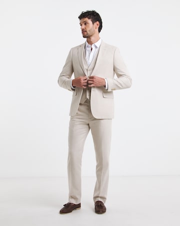 Linen Blend Suit Jacket
