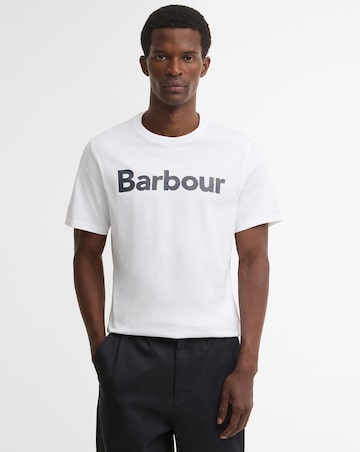 Barbour Halstow Short Sleeve Logo Tailored T-Shirt - White