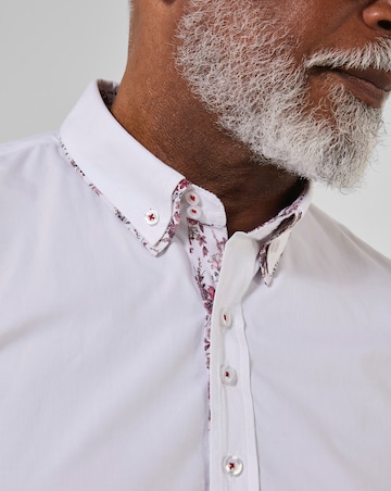 Joe Browns Delightful Double Collar Smart Shirt - White