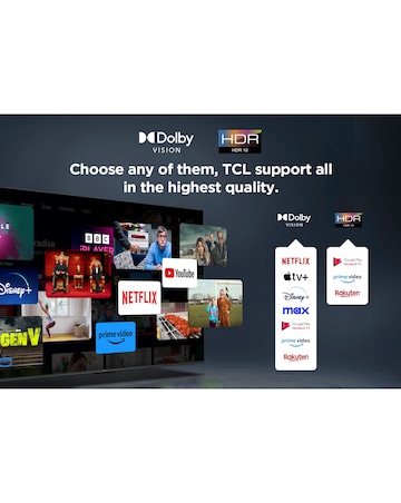 TCL 50In 50PF650K LED 4K HDR PRO Smart Fire TV with Freely
