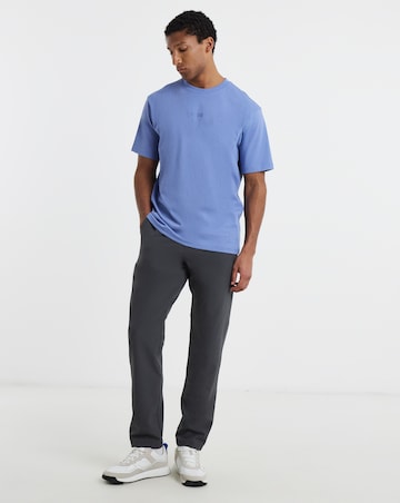 BOSS Short Sleeve Relax Fit Centre Logo T-Shirt - Blue