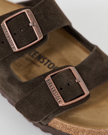Birkenstock Classic Suede Arizona Sandals - Mocha
