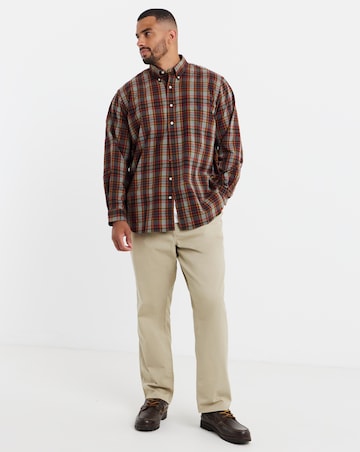 Polo Ralph Lauren Long Sleeve Navy Check Performance Shirt