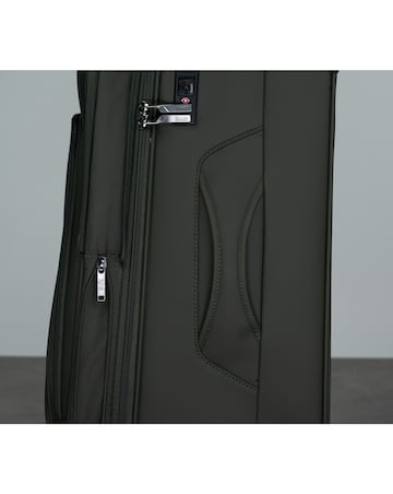Rock Luggage Vitality 3pc Softshell Suitcase Set