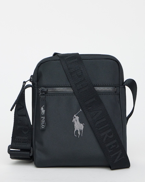 Polo Ralph Lauren Nylon Cross Body Bag - Black