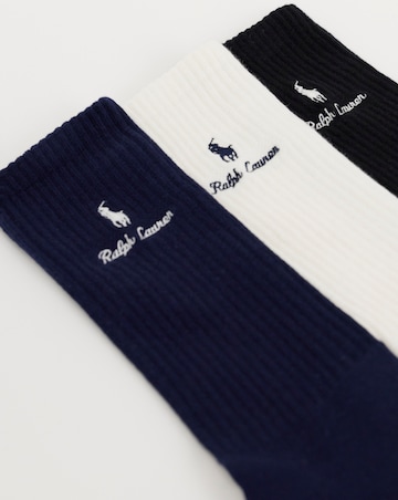 Polo Ralph Lauren 3 Pack Sport Socks - Multi