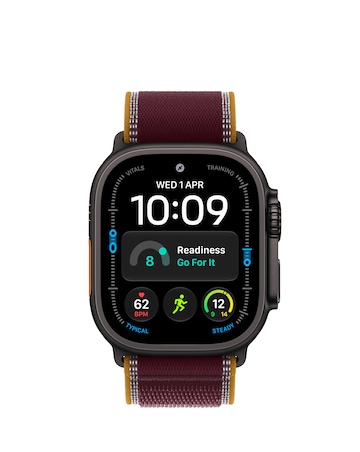 Apple Watch Ultra 4 GPS + Cellular 49mm - Black Titanium/Burgundy Loop - M/L