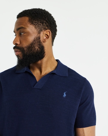 Polo Ralph Lauren Short Sleeve Knitted Polo - Navy