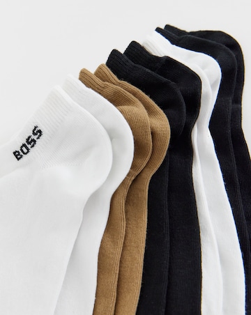 BOSS 5 Pack Logo Trainer Socks - Multi