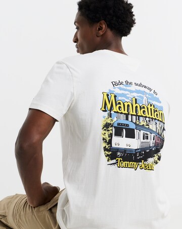 Tommy Jeans NYC Back Graphic T-Shirt - Off White