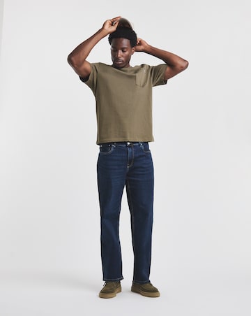 Loose Fit Stretch Jeans Darkwash