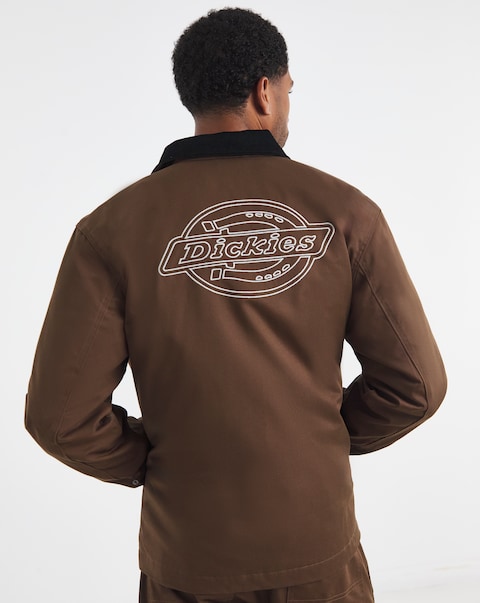 Dickies Union Back Graphic Barn Jacket - Brown