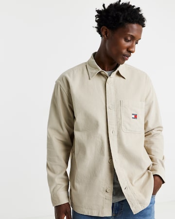 Tommy Jeans Cord Overshirt - Beige