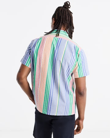 Polo Ralph Lauren Short Sleeve Stripe Seersucker Shirt - Multi