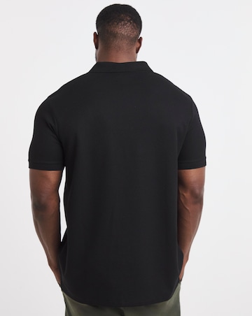 Jack & Jones Austin Waffle Polo 2 Pack - Black/Cream