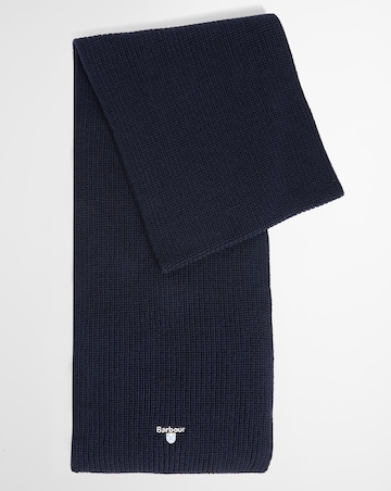 Barbour Cascade Beanie & Scarf Set - Navy