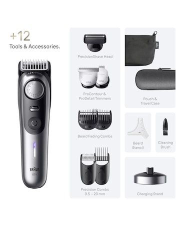 Braun - Beard Trimmer S9 +12 Barbering Tools