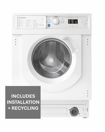 Indesit BIWMIL71252UKN Integrated 7kg Washing Machine + Installation