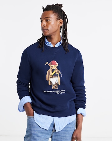 Polo Ralph Lauren Bear Crew Neck Sweatshirt - Navy