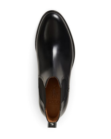 Polo Ralph Lauren Leather Chelsea Boots - Black