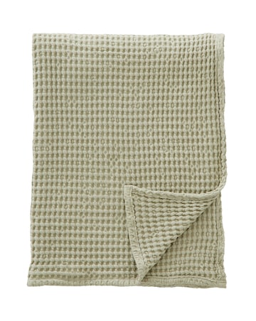 Pineapple Elephant Jaipur Waffle Cotton Throw