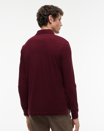 Tommy Hilfiger Long Sleeve 1985 Pique Polo - Burgundy