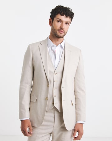 Linen Blend Suit Jacket