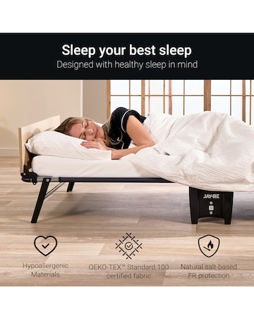 Jay-Be QE80 Quick Folding Bed with Comfort Mattress Single