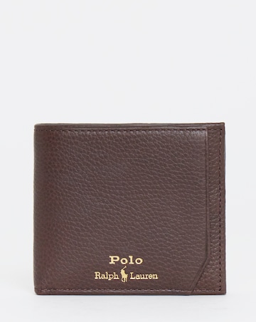 Polo Ralph Lauren Pebble Leather Wallet - Brown