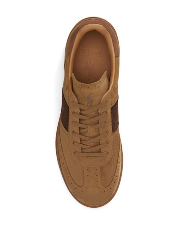 Polo Ralph Lauren Heritage Suede Trainers - Tan
