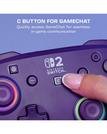 Turtle Beach Afterglow Wave Wireless RGB Gaming Controller for Nintendo Switch 2
