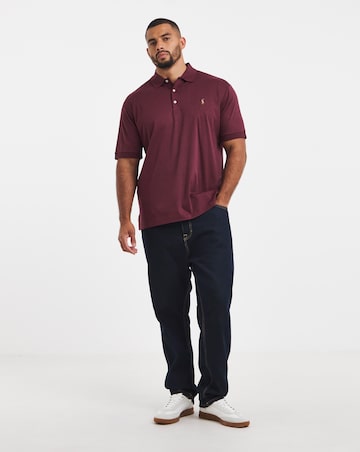 Polo Ralph Lauren Short Sleeve Soft Cotton Polo - Wine Heather